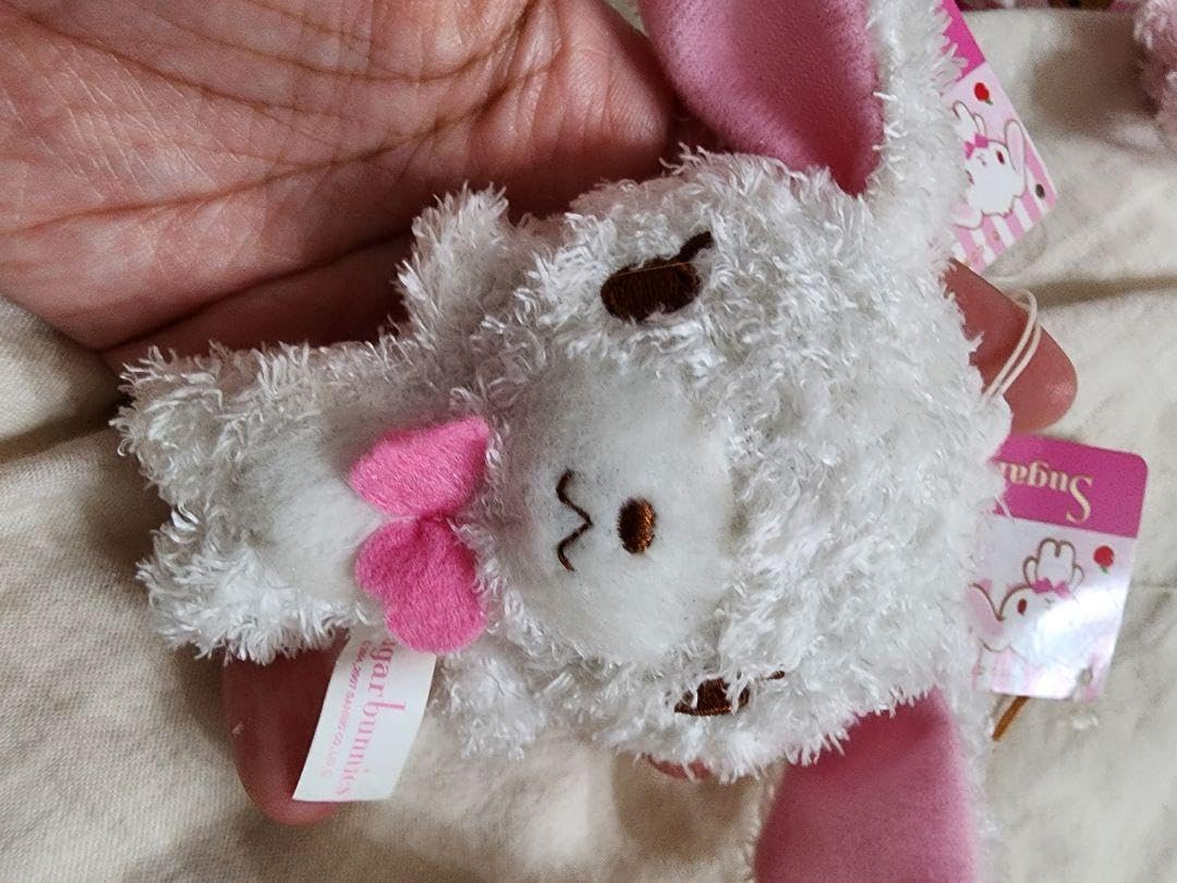 新品タグ付きシュガーバニーズももうさぬいぐるみチェック Amazon.co.jp: シュガーバニーズ ぬいぐるみ ももうさ はなうさ